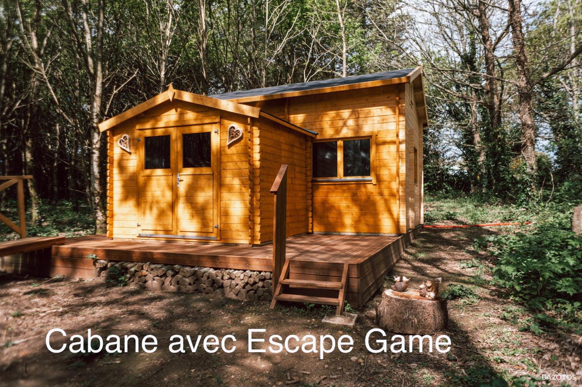 Cabane Insolite Avec Escape Game Saint-Évarzec Dış mekan fotoğraf