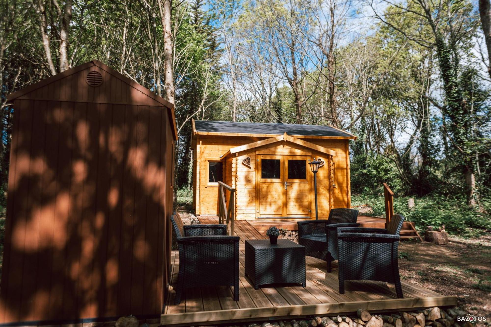 Cabane Insolite Avec Escape Game Saint-Évarzec Dış mekan fotoğraf